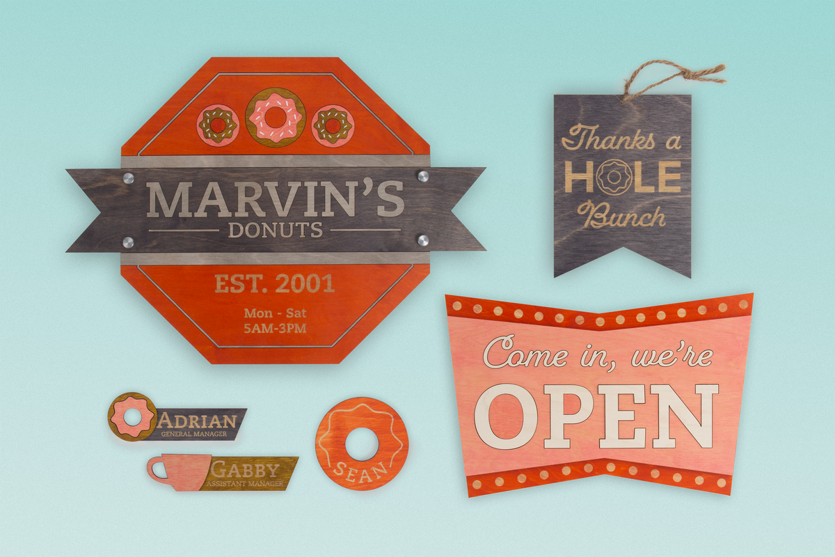 Laser Engraving - ColorShop Woods™