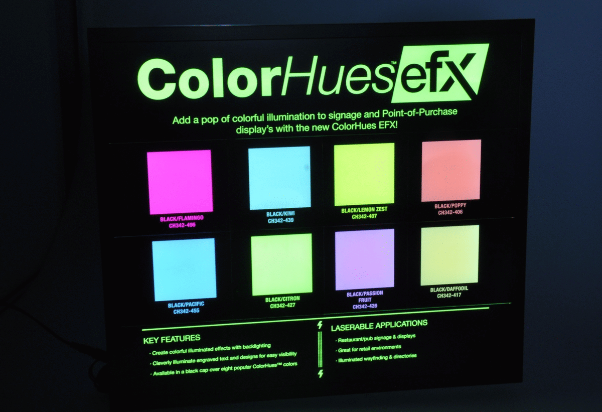 Laser Engraving - ColorHues® EFX