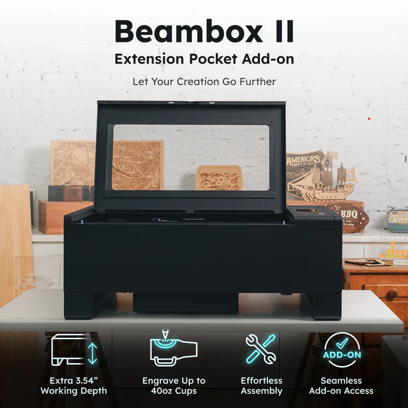 FLUX Beambox II Desktop Laser Cutter and Engraver