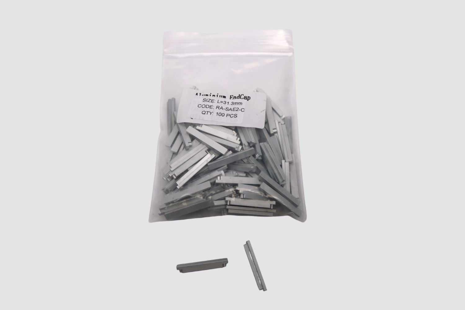 RA-SAE2-C 31.5mm Extrusion End Caps Bag of 100