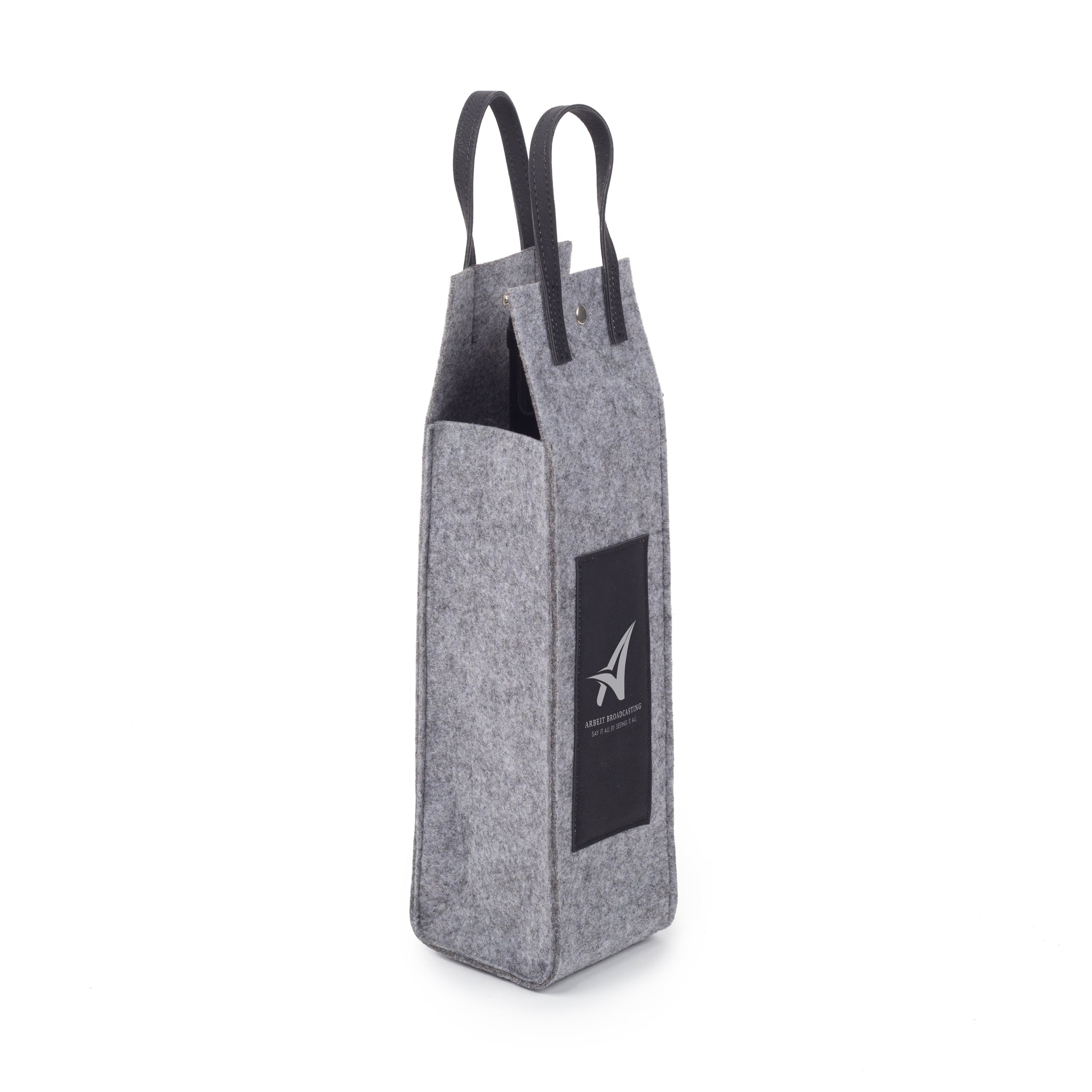 Saddle Collection Laserable Flannel Wine Tote