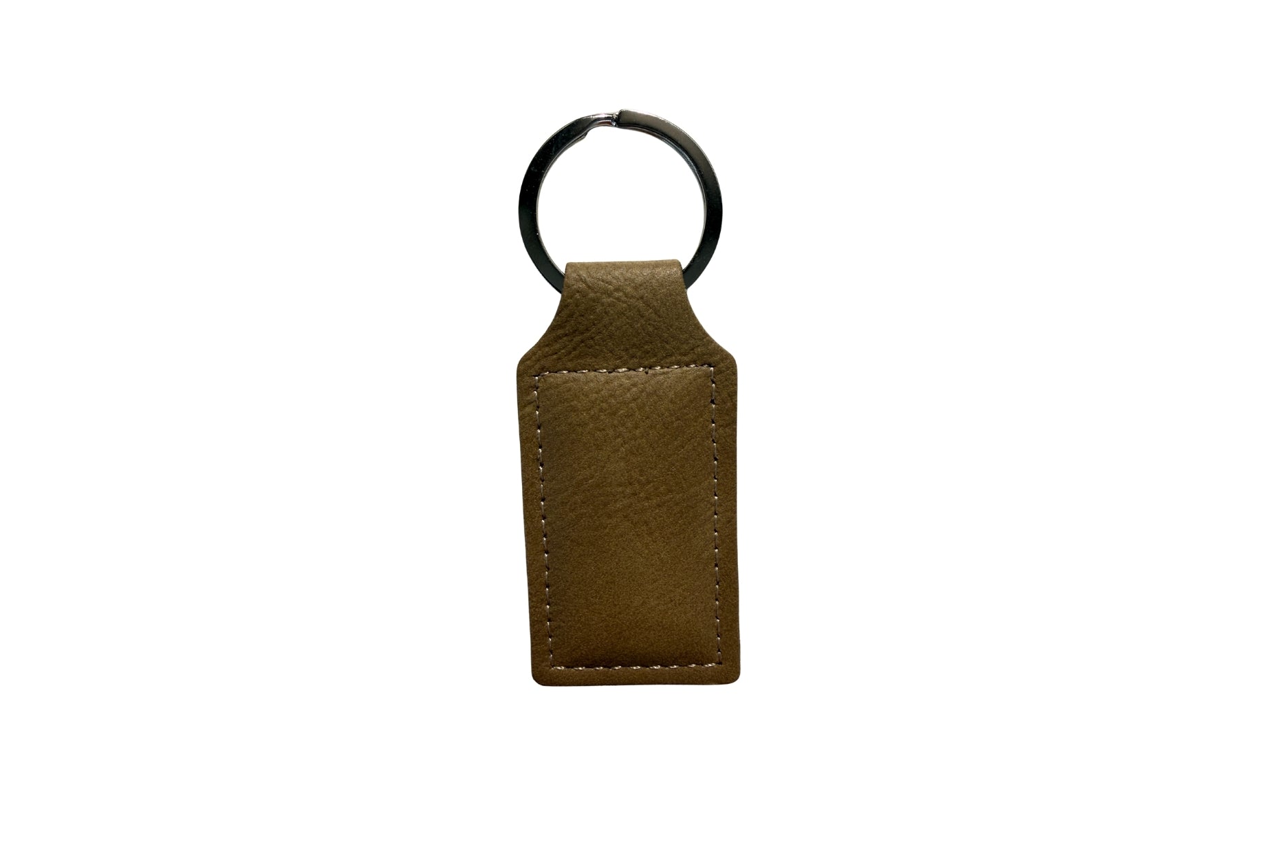 Leather Rectangle Keychain for Laser Engraving