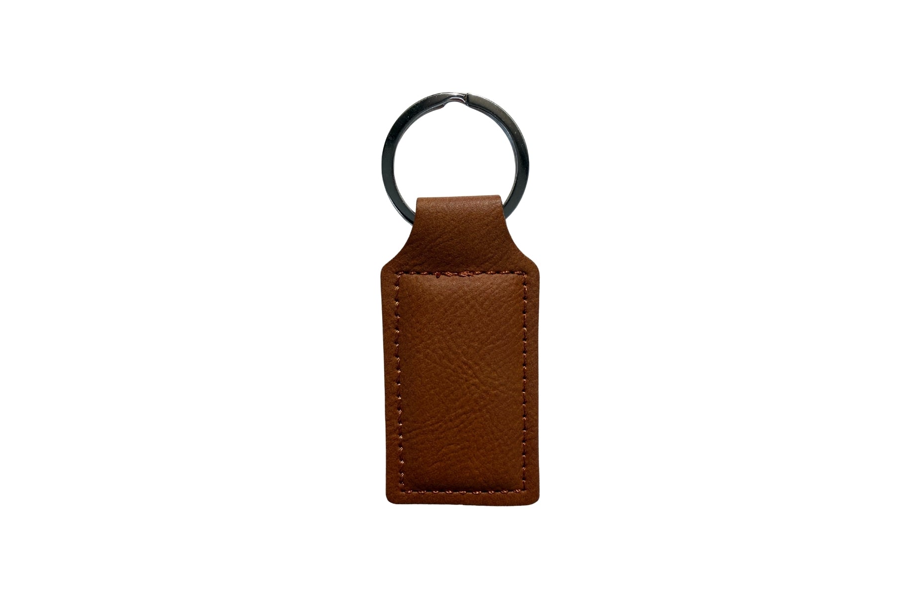 Leather Rectangle Keychain for Laser Engraving