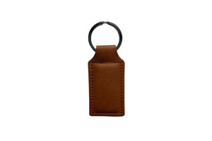 Leather Rectangle Keychain for Laser Engraving
