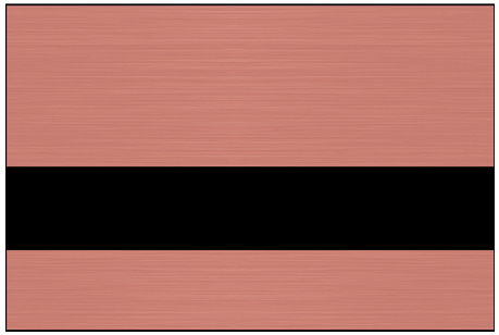 FlexiBrass Brushed Rose Gold & Black 2-Ply Sheet for Engraving ...