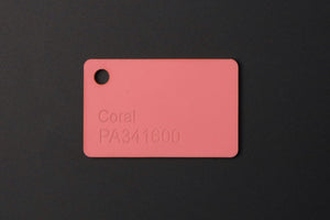 Pastel Acrylic Sheet in Coral