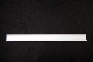 Ali Extrusion Satin Silver Flat Ticket Strip (22mm Insert)