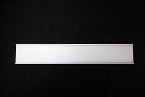 Ali Extrusion Satin Silver Flat Ticket Strip (47.5mm Insert)