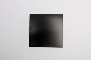 Indoor Anodised Aluminium Sheet Black 570W x 390H x 0.5mm or 1mm Thickness