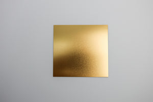 Indoor Anodised Aluminium Sheet Gold 570W x 390H x 0.5mm or 1mm Thickness