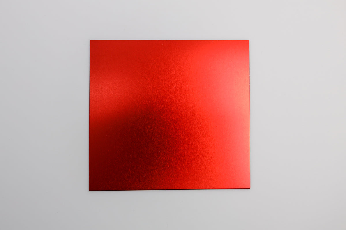 Indoor Anodised Aluminium Sheet Red – Rowmark Australia