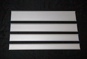 Ali Extrusion Satin Silver Flat Ticket Strip (47.5mm Insert)