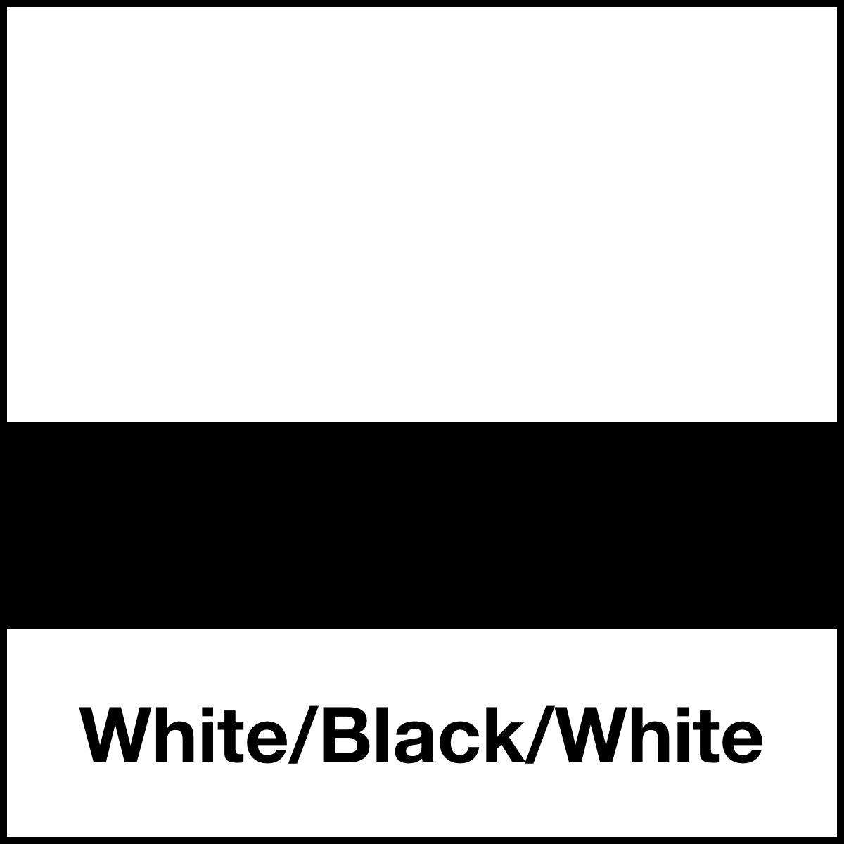 Lasermax 3-Ply White/Black/White