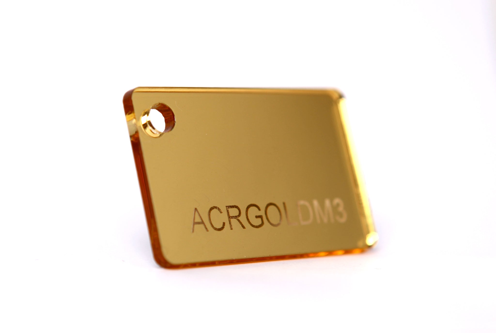 3mm Gold Mirrored Acrylic 1200 x 600mm