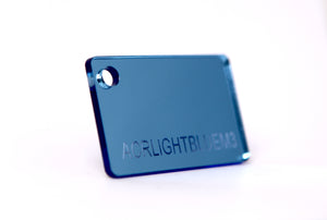 3mm Light Blue Mirrored Acrylic 1200 x 600mm