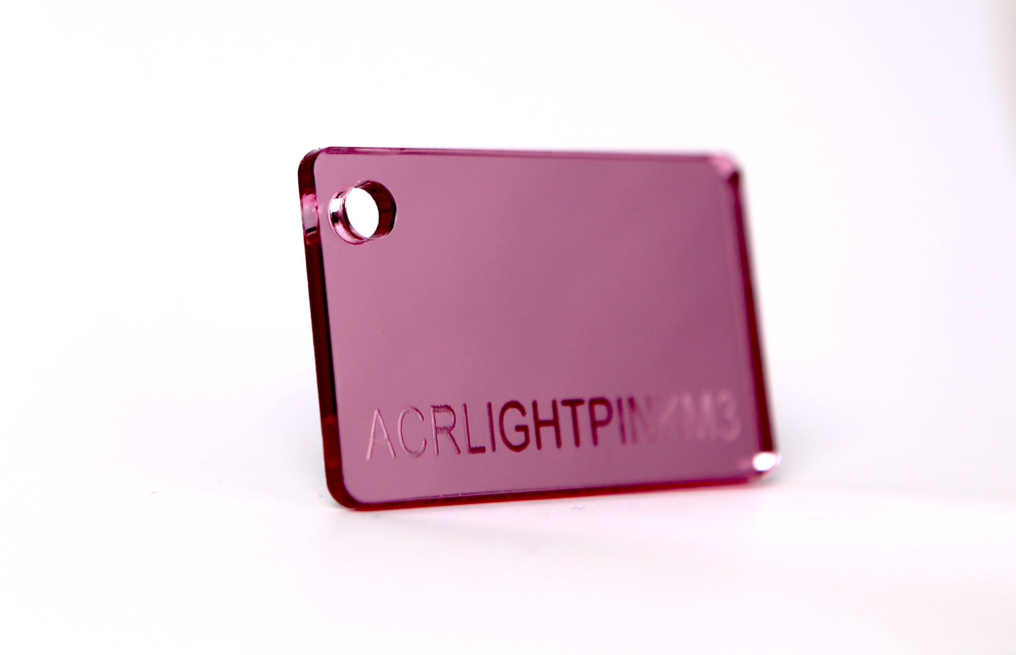 3mm Light Pink Mirrored Acrylic 1200 x 600mm