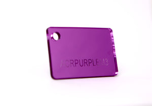 3mm Purple Mirrored Acrylic 1200 x 600mm