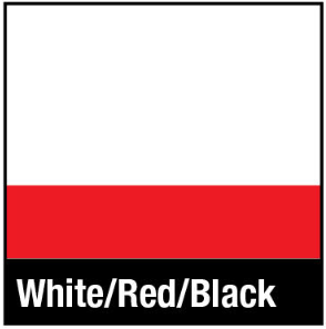 Lasermax Trilayer White/Red/Black