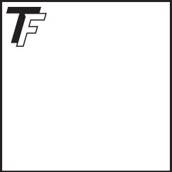 Trophyflex White/Black 0.38mm With Adhesive 305mm x 610mm (LZ204015)
